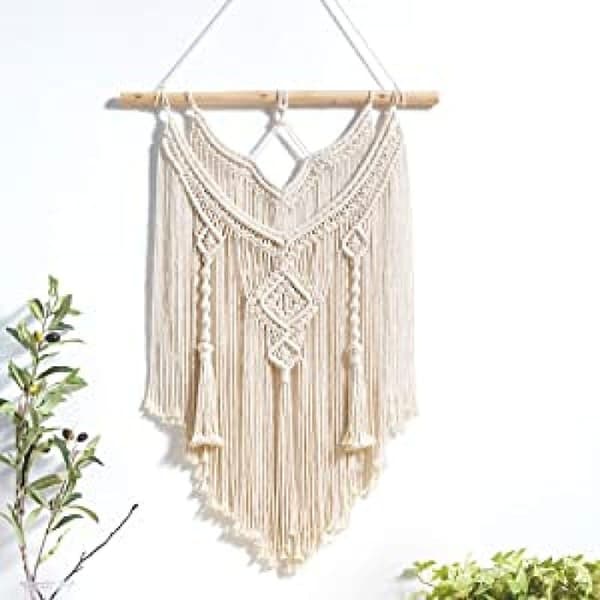 Macrame väggdekoration Chic drivvedstapet vävd väggdekor Indie rum KLB