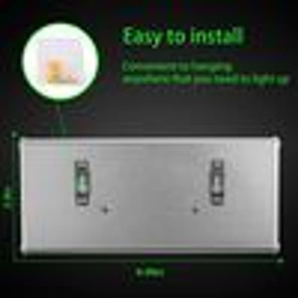 Vanntett 1100 Lm solcellevegglampe med bevegelsessensor KLB