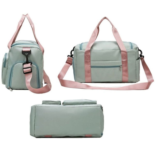 B-X336 Stor Vattentät Resväska Gym Bagage S (Mörk Svart)