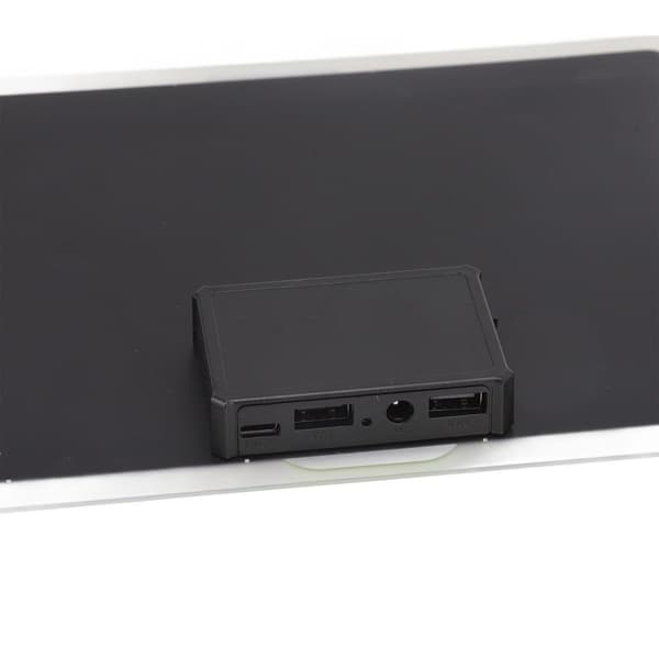 10W Solcellepanel Lader Monokrystallinsk 18V 50A Dual USB KLB