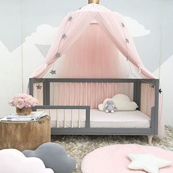 Senghimmel baldakin baby seng 100% polyester baldakin myggnetting KLB