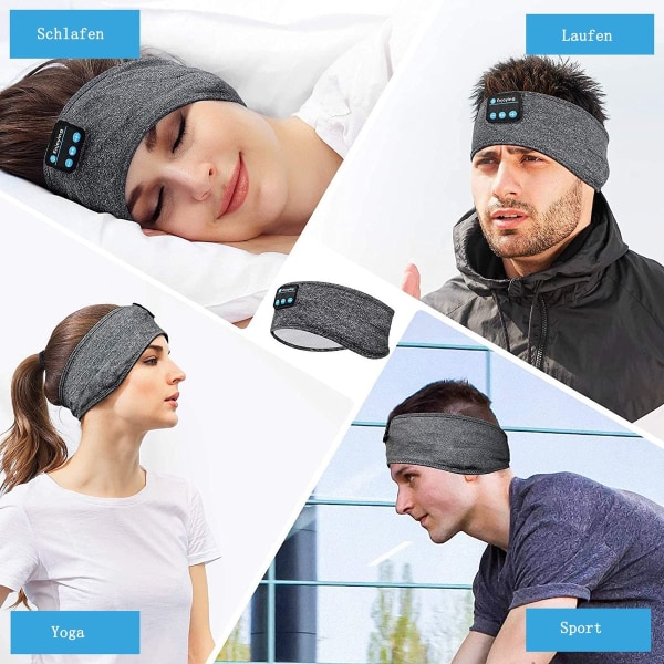 Sleep Headphones Trådløse Bluetooth Sports Headband Headphones med