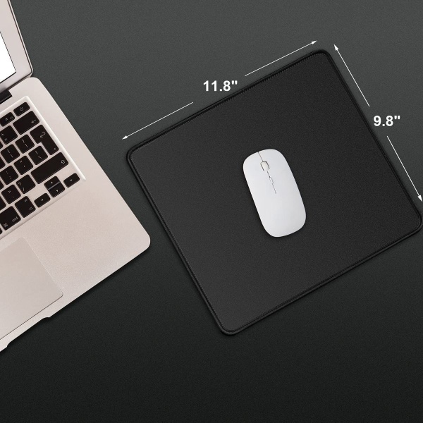 Medium black mouse pad for wireless