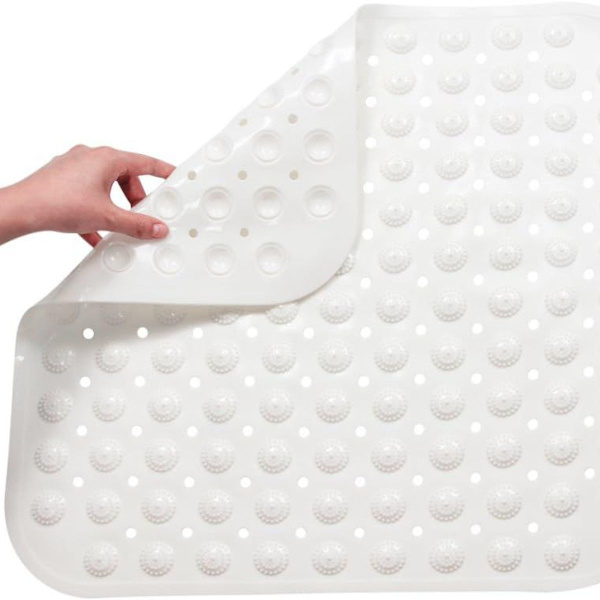 Petit tapis de douche 48 x 48 cm, tapis de douche antidérapant, tapis de KLB