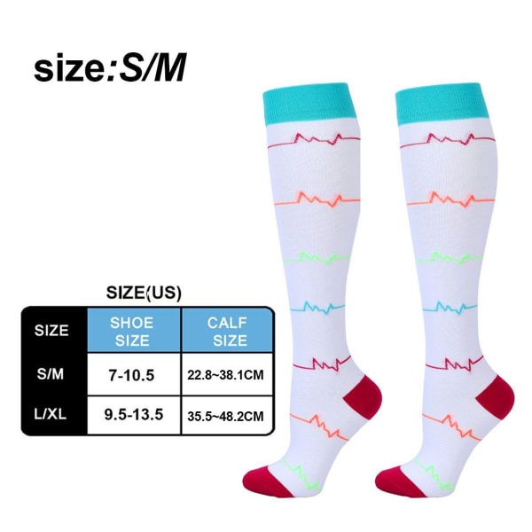 Pressure Socks Sports Leg Socks Outdoor Knee High Pressure S/M KLB