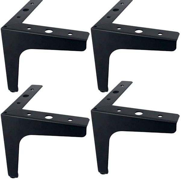 4\" / 10cm metalliset huonekalujalat, 4 kpl metalliset timantti kolmiopöydän jalat KLB