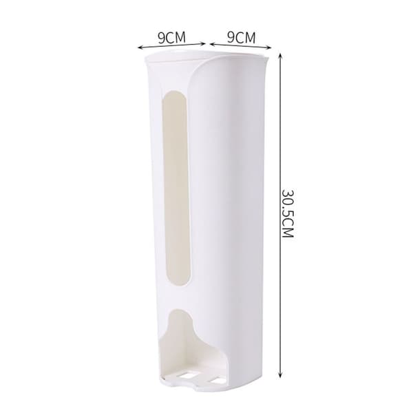 Plastikposeholder, Køkken, Butik, Plastikposeopbevaring og Hvid