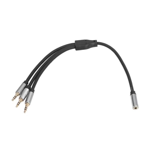 3,5 mm TRRS til 3,5 mm kabel hun til han stereo splitter KLB