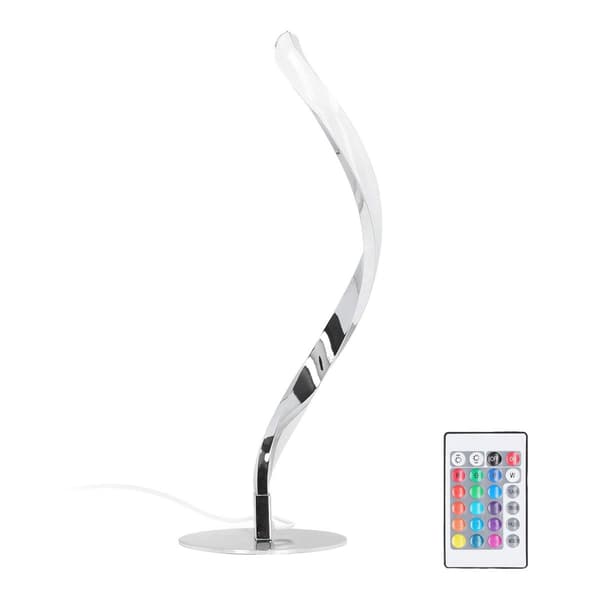 Modern RGB spiral bordslampa för sovrum, vardagsrum KLB