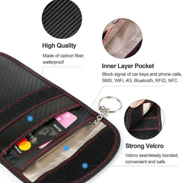 Nøglefri Go-beskyttelse Bilnøglebeskyttelse Nøglefri Etui 2-pak Shield KLB