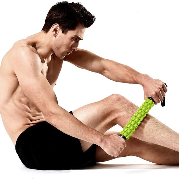 Massage Roller Muskelrulle, Kroppsmassage Slips, Grön