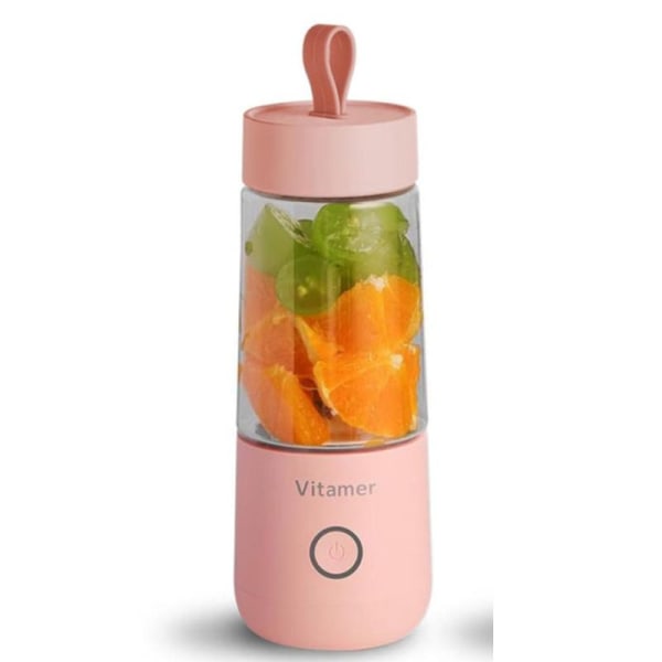 350ml Mini Bärbar Elektrisk Fruktjuicepress USB Smoothie Maker Blender