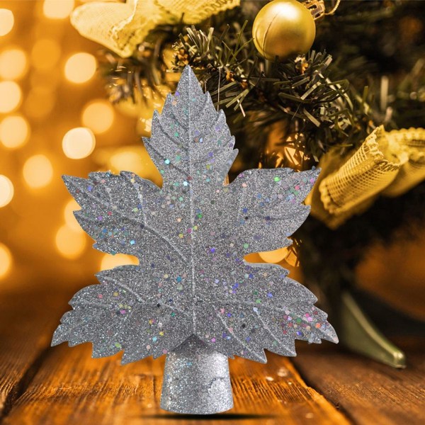 LED Tree Topper Star Projection Light Leaf joulukuusi KLB