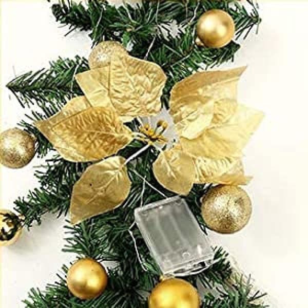 Forbelyst juleguirlande - 30 LED-lys KLB