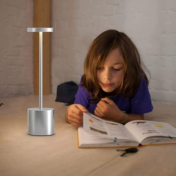 Pöytälampun paketti, langaton LED-pöytälamppu paristoilla, USB-lataus 1200 mAh