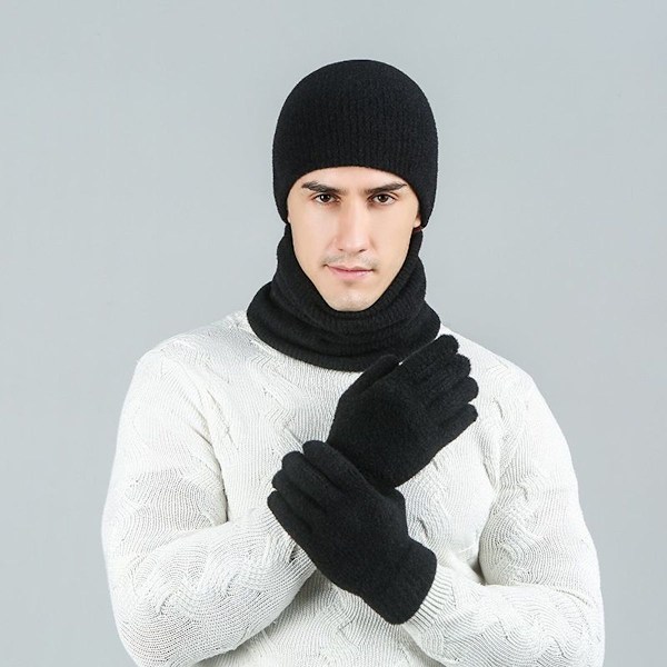 Bobble lue kvinners strikkede lue vinter