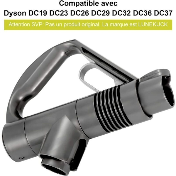 Håndtak kompatibel med Dyson DC29 DC33C DC37 DC19 DC23 DC26 DC32 DC36 DC48 DC52 erstatning