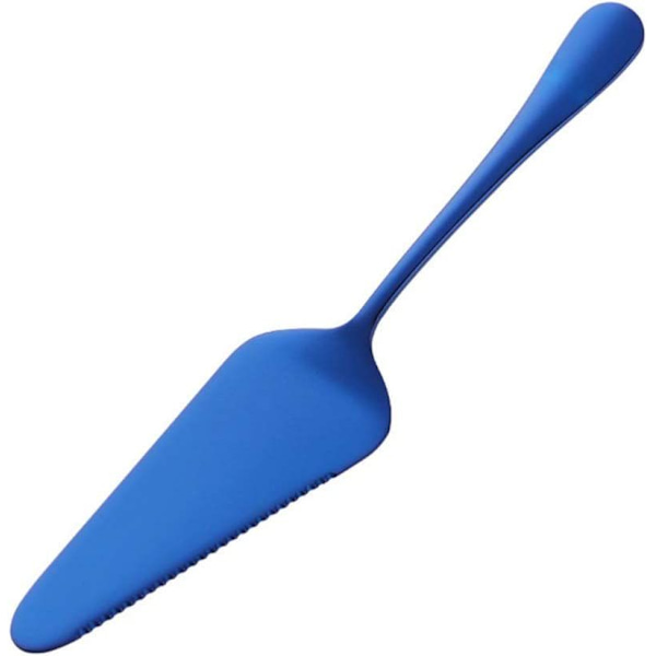 Piirakkalautanen Ruostumaton teräs Pizza Spatula Piirakka ja Kakkuleikkuri, Sininen