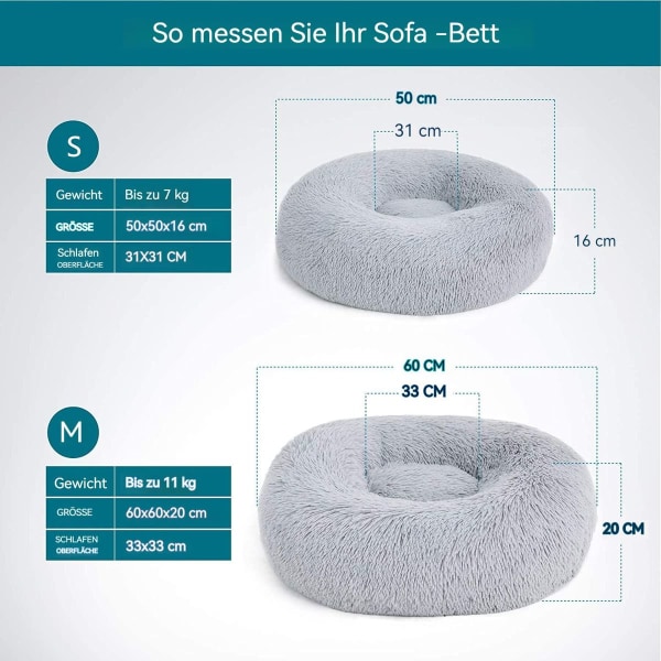 Bedsure kattbädd tvättbar fluffig hundbädd - katt sovplats för KLB
