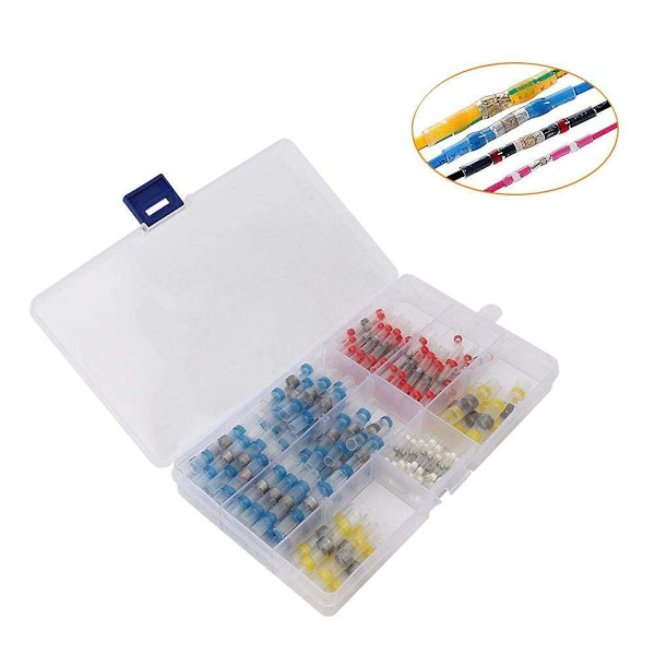 Vanntett loddet forseglet ledningskontakter 150PCS Vanntett KLB