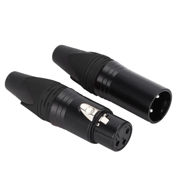 Par af high-end XLR-lyd kabel stik, sølvbelagt KLB