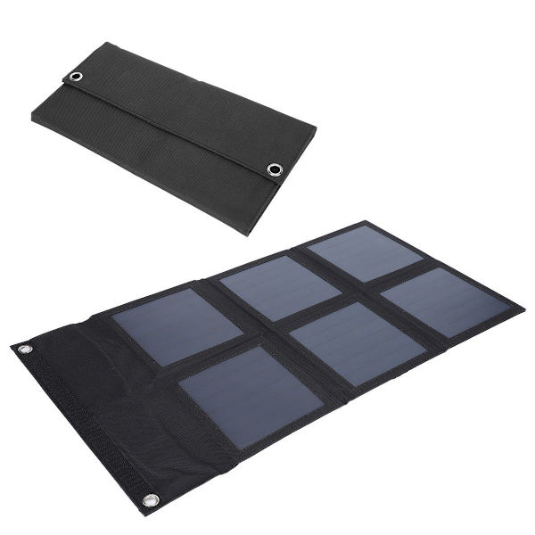 30W Solcellepanel Foldbar Veske Bærbar Solcellelading Panel KLB