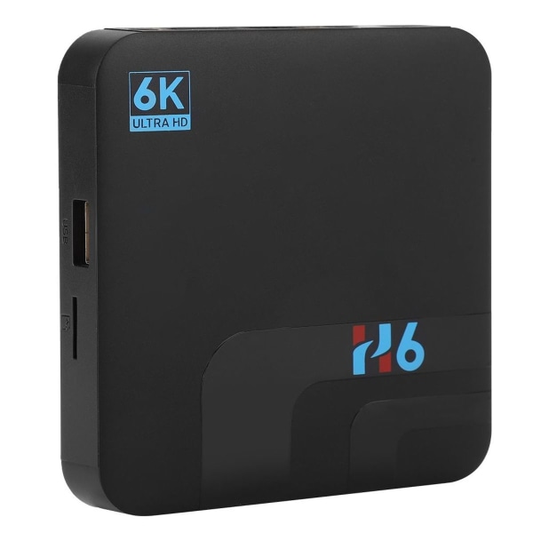 H6 4+32G Set Top TV Box VP9 Profile-2 H.265 Video Decoding KLB