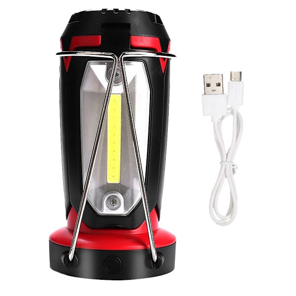 USB Opladnings LED Teltslampe, Bærbar COB Lampe til Camping KLB