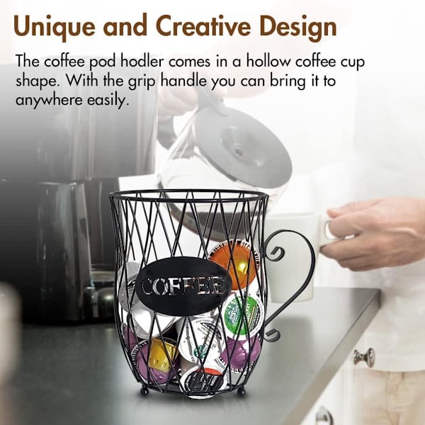 Kaffe kurv, kaffestativ, kaffekapsel, kaffebønneholder, kaffekapselkurv, KLB