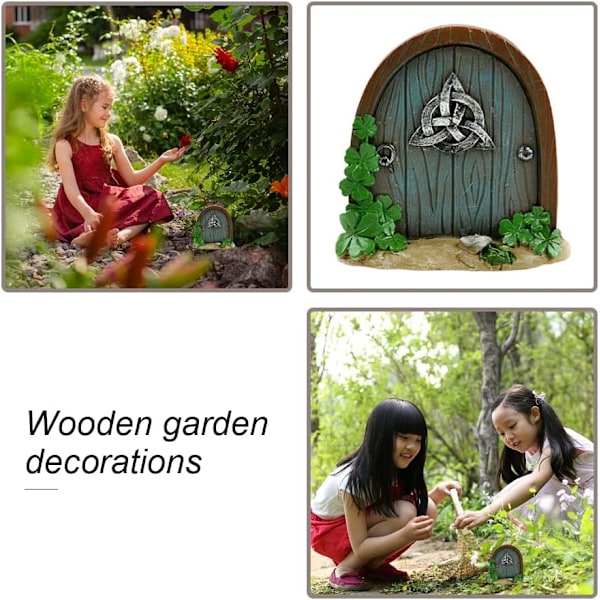 1 Stycke Fe Dörren Miniatyr Pixie Dörren Magisk Miniatyr