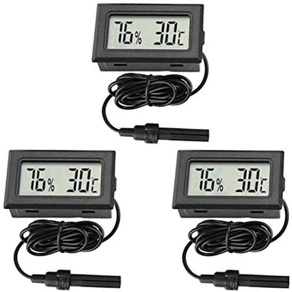 Mini LCD Digital Termometer Hygrometer Temperatur Fuktighet