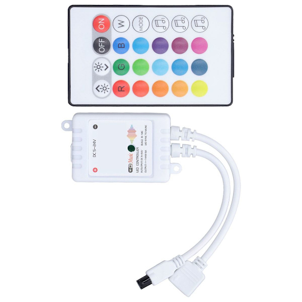 24 taster Smart LED fjernbetjening RGB trådløs controller 16 KLB