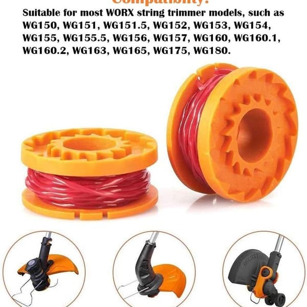 Spolar för Worx WA0010 ersättningstrimmer KLB