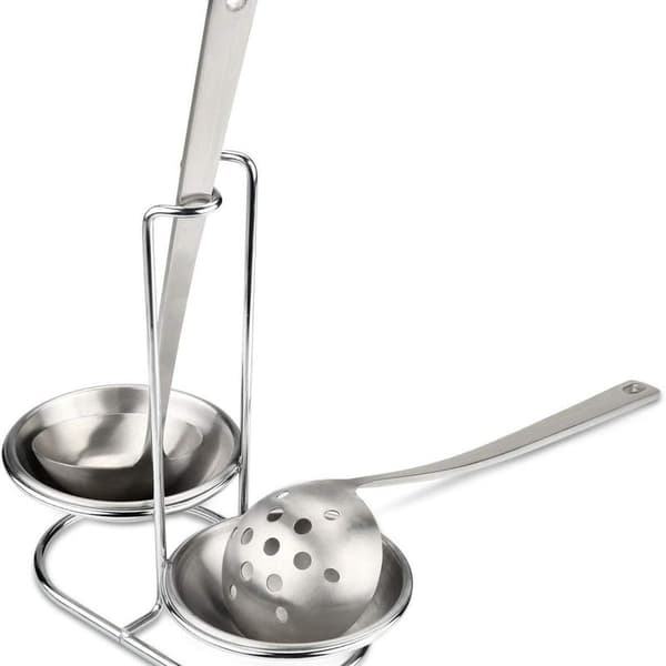 Dobbelt skeholder i 304 rustfrit stål, lodret ske