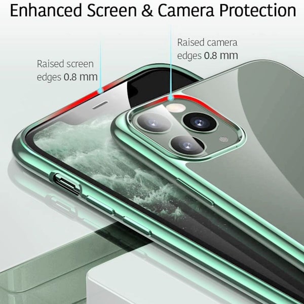 Klar silikone designet til iPhone 11 Pro cover - tynd klar blød TPU