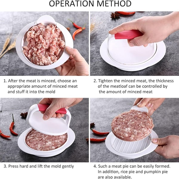 Hamburger-kone, jossa lihapiirakan nostolaite, hamburger-kone,
