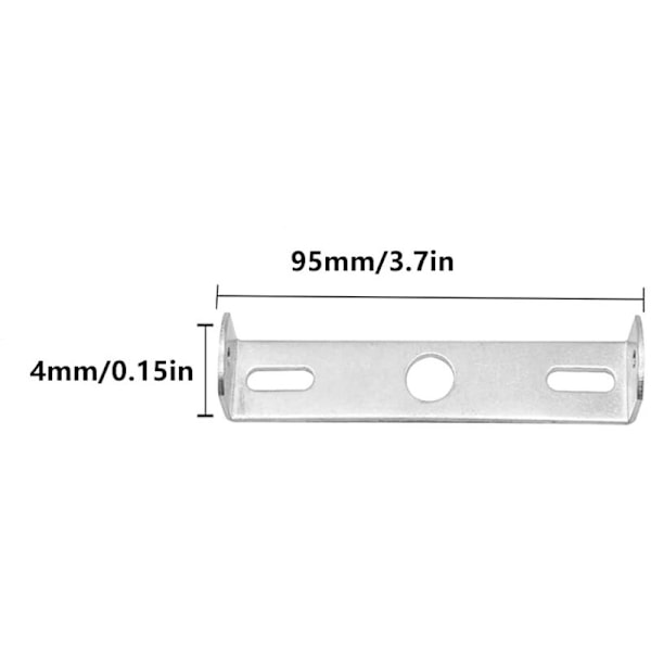 4 stk. taklampehengende plate 95mm takpendel lysholder med skruer tilbehør for hjemmekontor takbelysning KLB