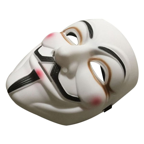 Aikuisten naamio Hacker Anonymous V Like Vendetta Valkoinen KLB
