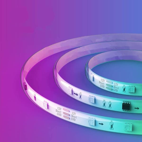 LED-ljusremsa 5 m Färgmusik Synksegmentstyrning