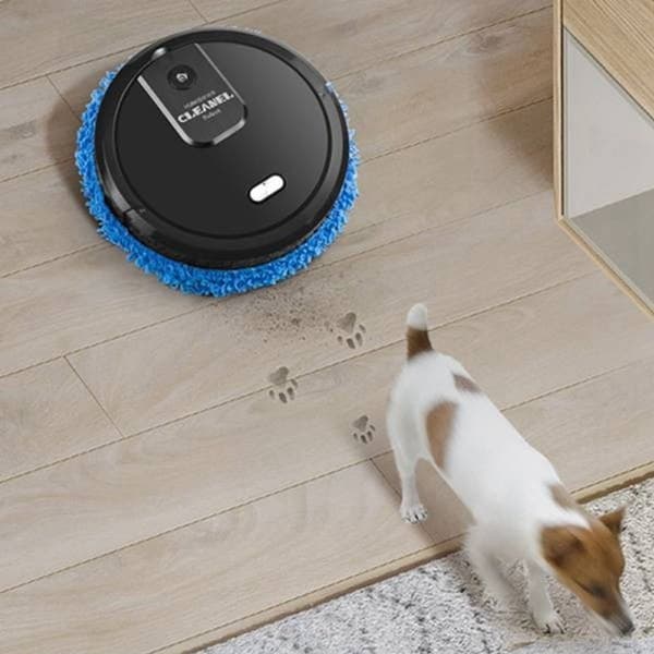Intelligent robotstøvsuger, fejer og mopper, tør og våd, befugtning,