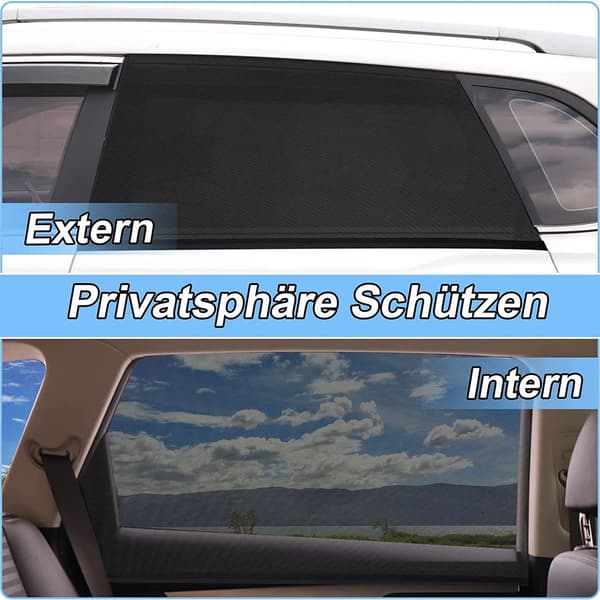 Solbeskyttelse bil universal sidevindu frontrutebeskyttelse 2 stykker KLB