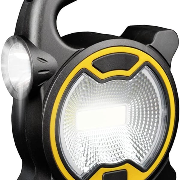 Kraftfull 100 Lumen Campinglampa Batteridriven COB Arbetslampa Bärbar