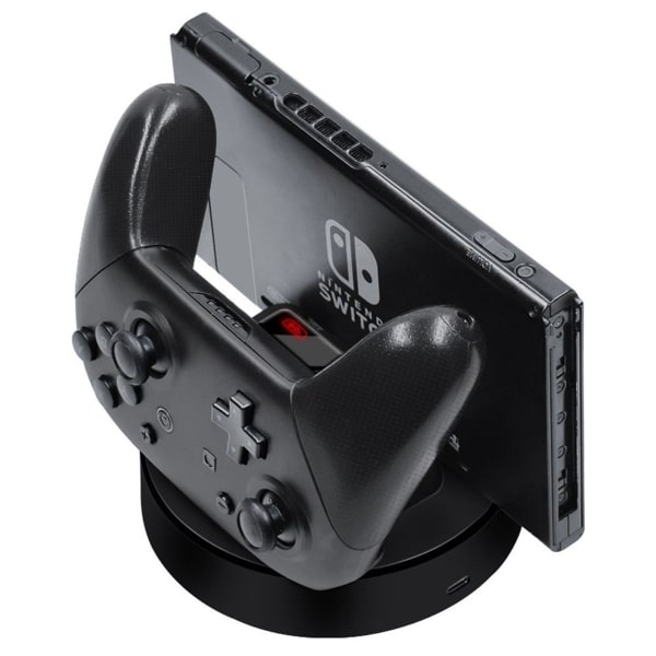 Nintendo Switch ladestasjon dock for 4 kontrollere - to USB-utganger KLB