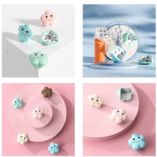5-pack barnsäkra kantskydd med tecknade motiv