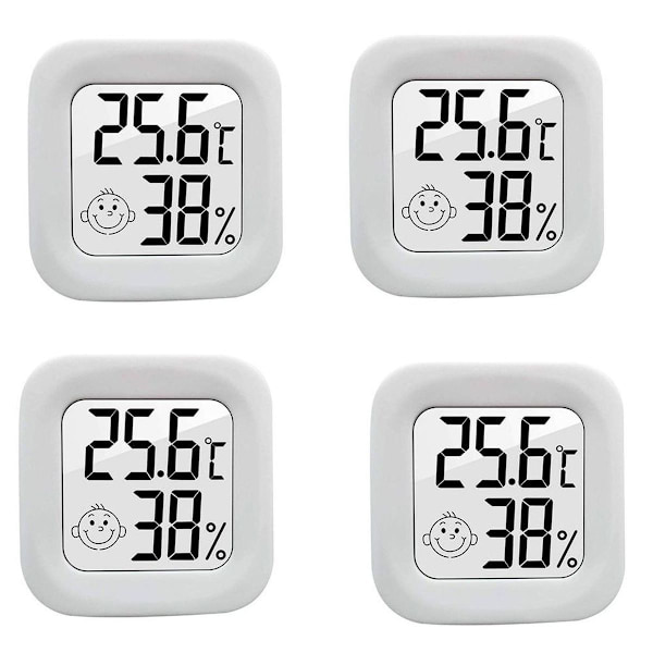 Fuktighetsmåler Termometer Innendørs Mini LCD Digital Termometer KLB