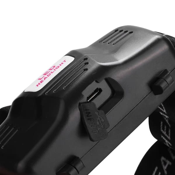 USB-ladet LED-hodelykt, kraftig hodelykt for KLB