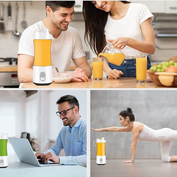 Mini Blender Smoothie Maker, USB Genopladelig Bærbar Blender, Stand Mixer