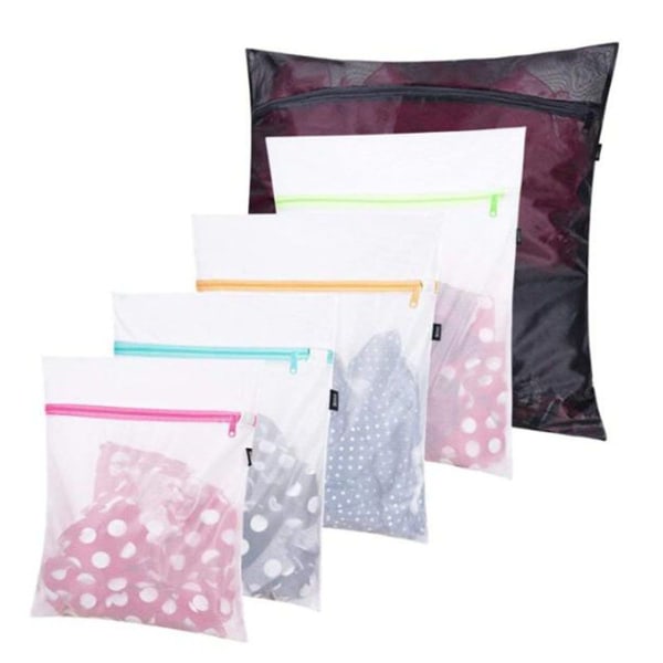 Nettposer i mesh for vaskemaskin, vaskeripose, klesvaskpose