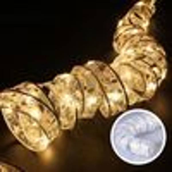5m 50 LED Silver Bow String Lights Julgransbelysning för inomhus KLB