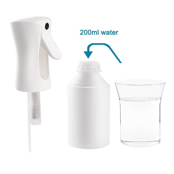 Sprayflaskor Kontinuerlig Ultra Fin Mist Tom Vit KLB